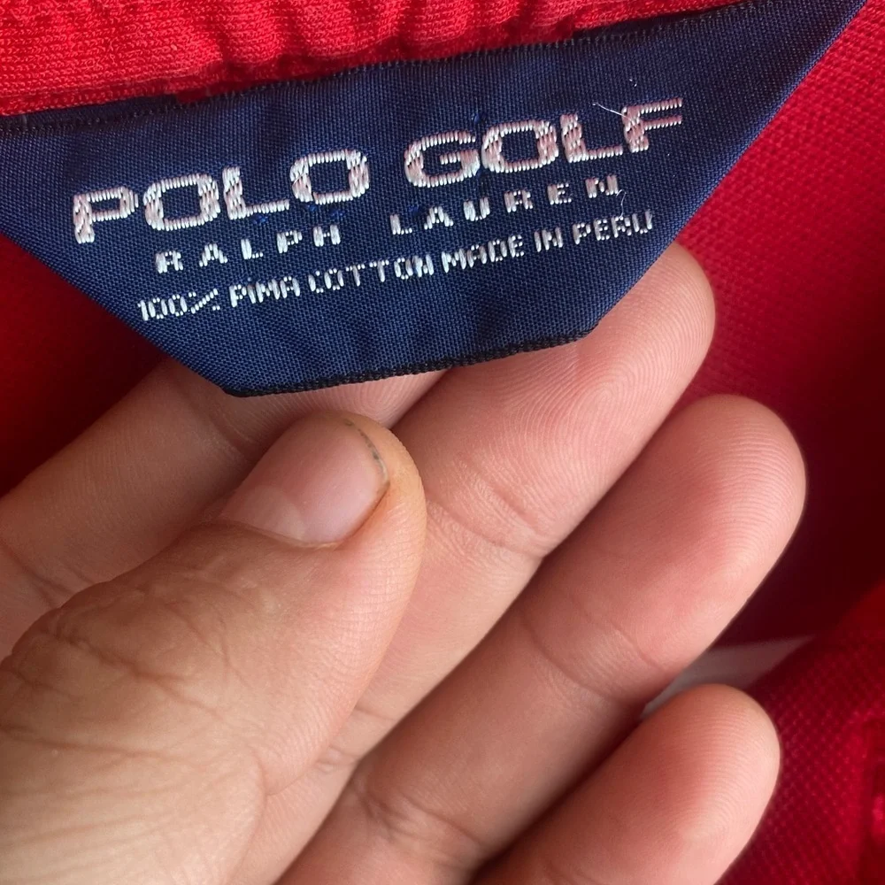Polo golf Ralph Lauren Classic Red Polo Shirt